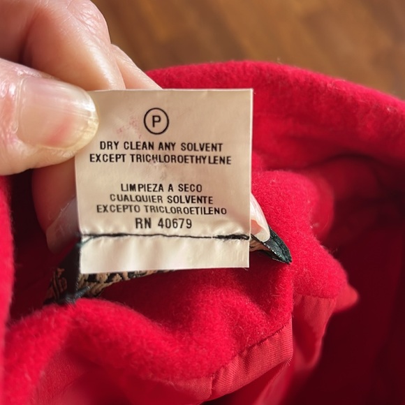 EUC Harve Benard wool red snap jacket - Picture 12 of 15